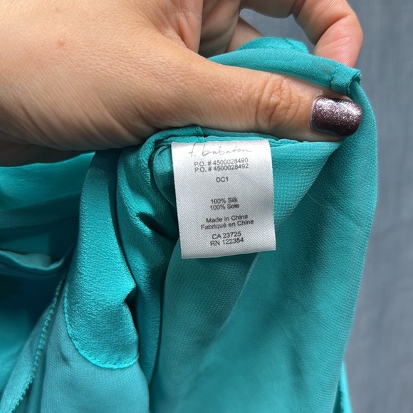 🏁 Aritzia Talula Turquoise Sleeveless Dress size small - Picture 9 of 9